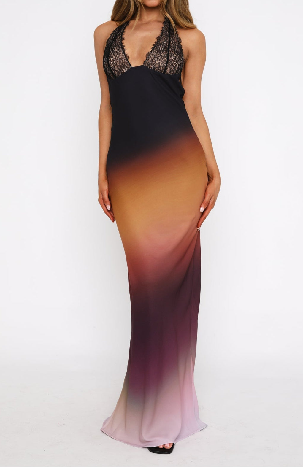 Laura Maxi Dress Copper Ombre