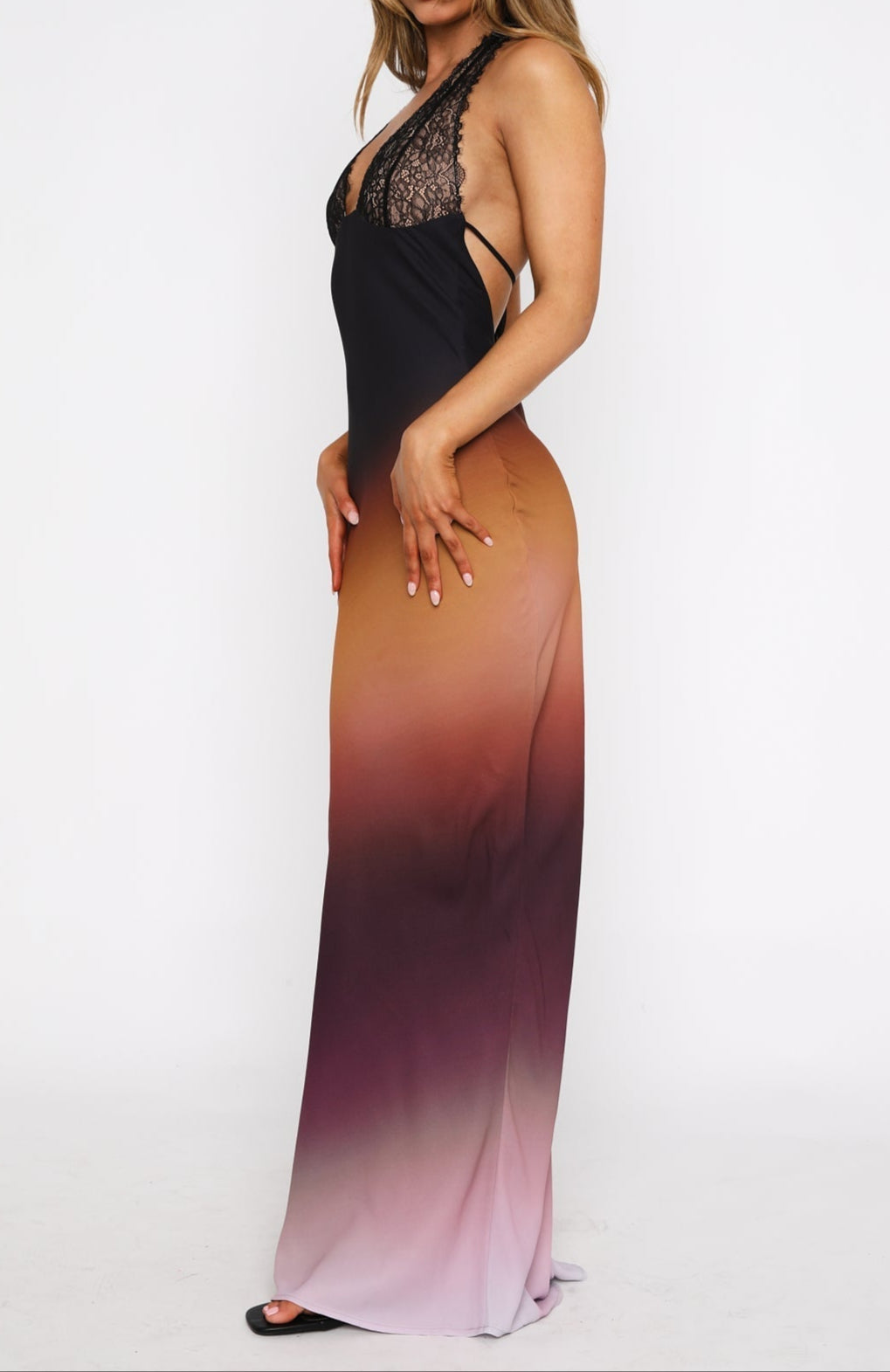 Laura Maxi Dress Copper Ombre