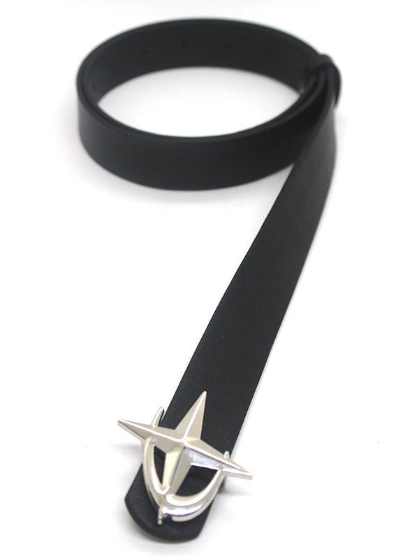 Multicolored Y2k street star moon belt with buckle