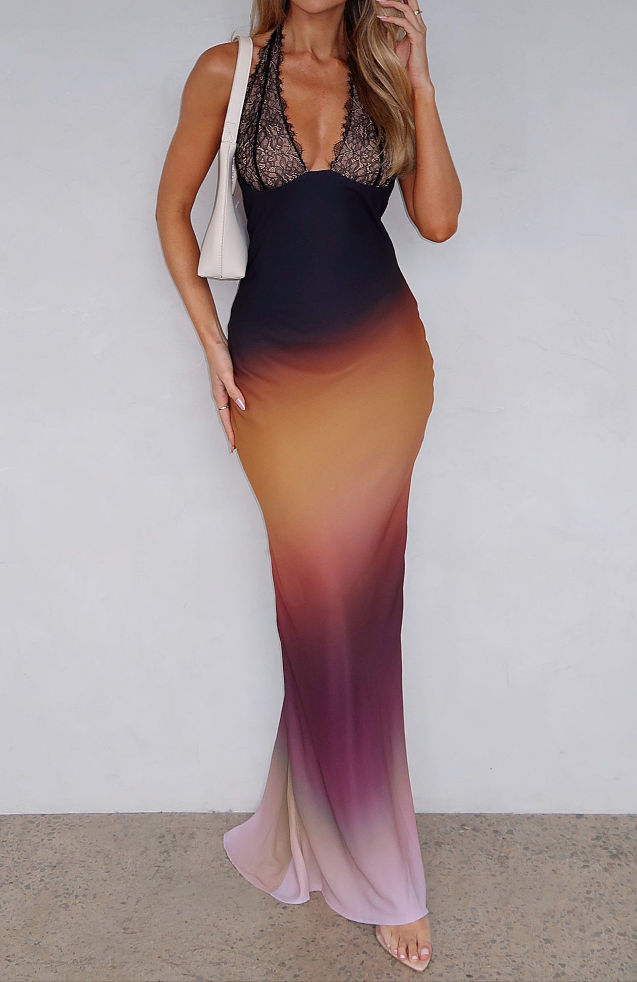 Laura Maxi Dress Copper Ombre