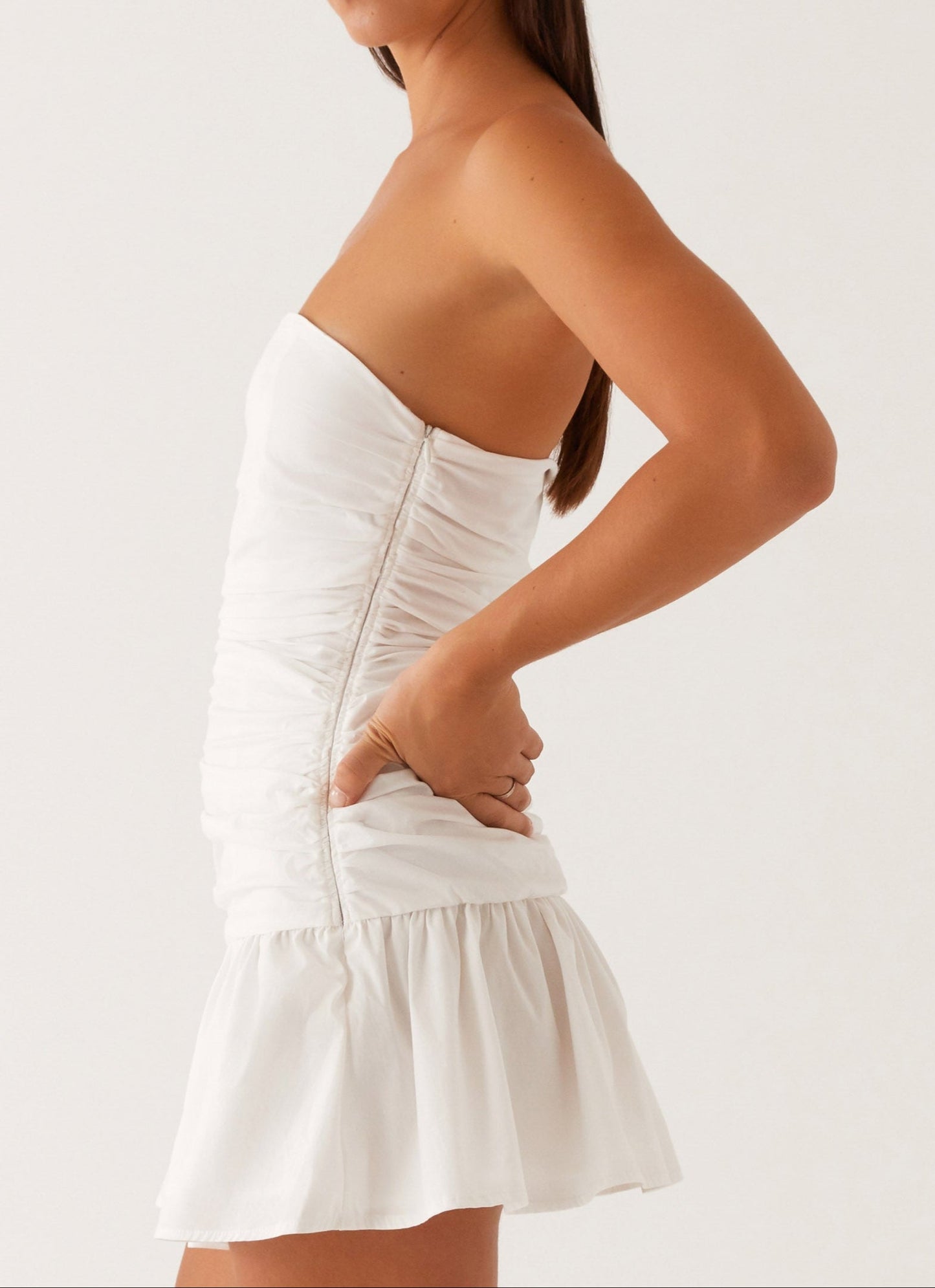 Brigida Mini Dress – White