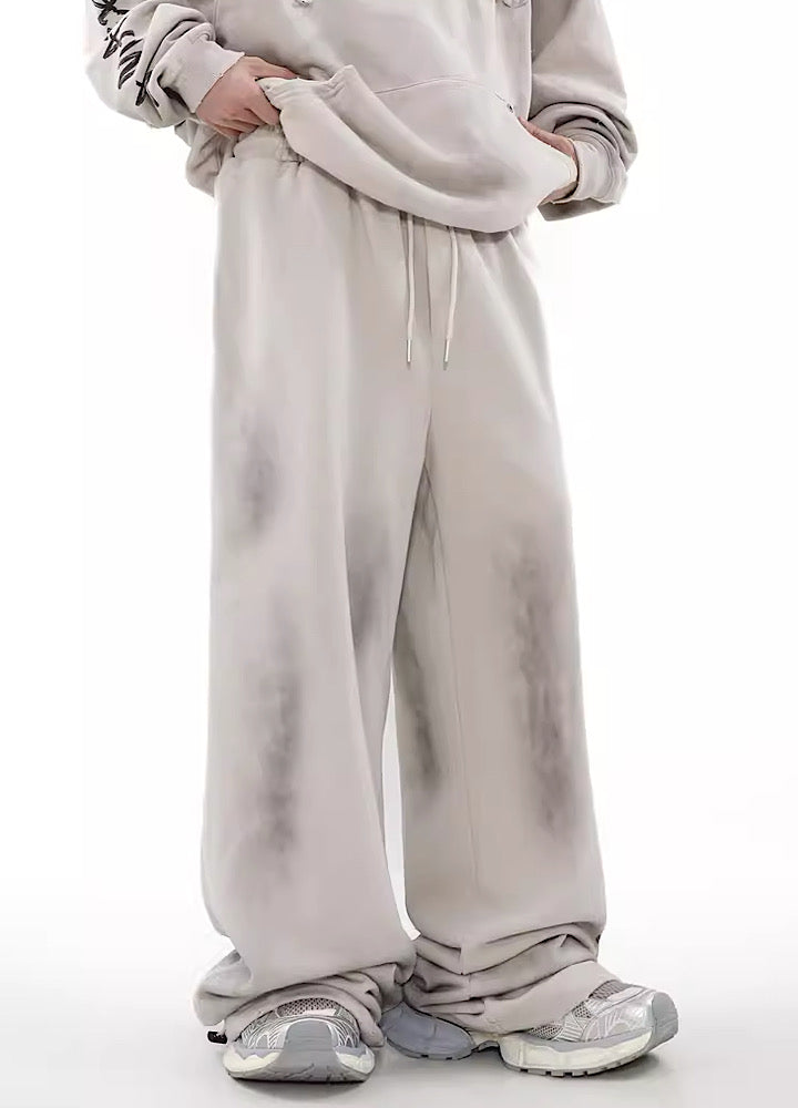 Hip Hop Graffiti Design Drawstring Sweatpants Unisex