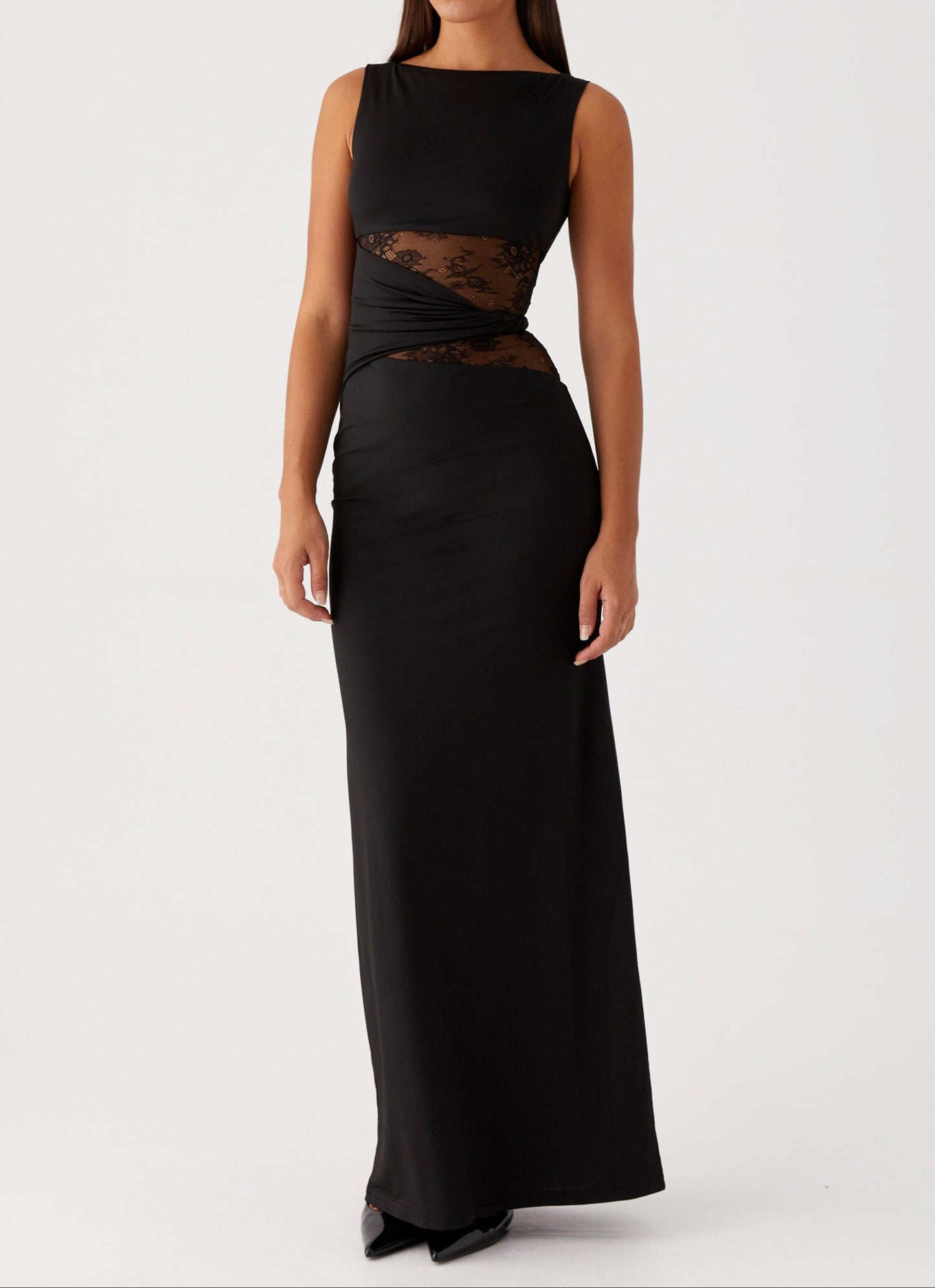 Delfina Maxi Dress – Black