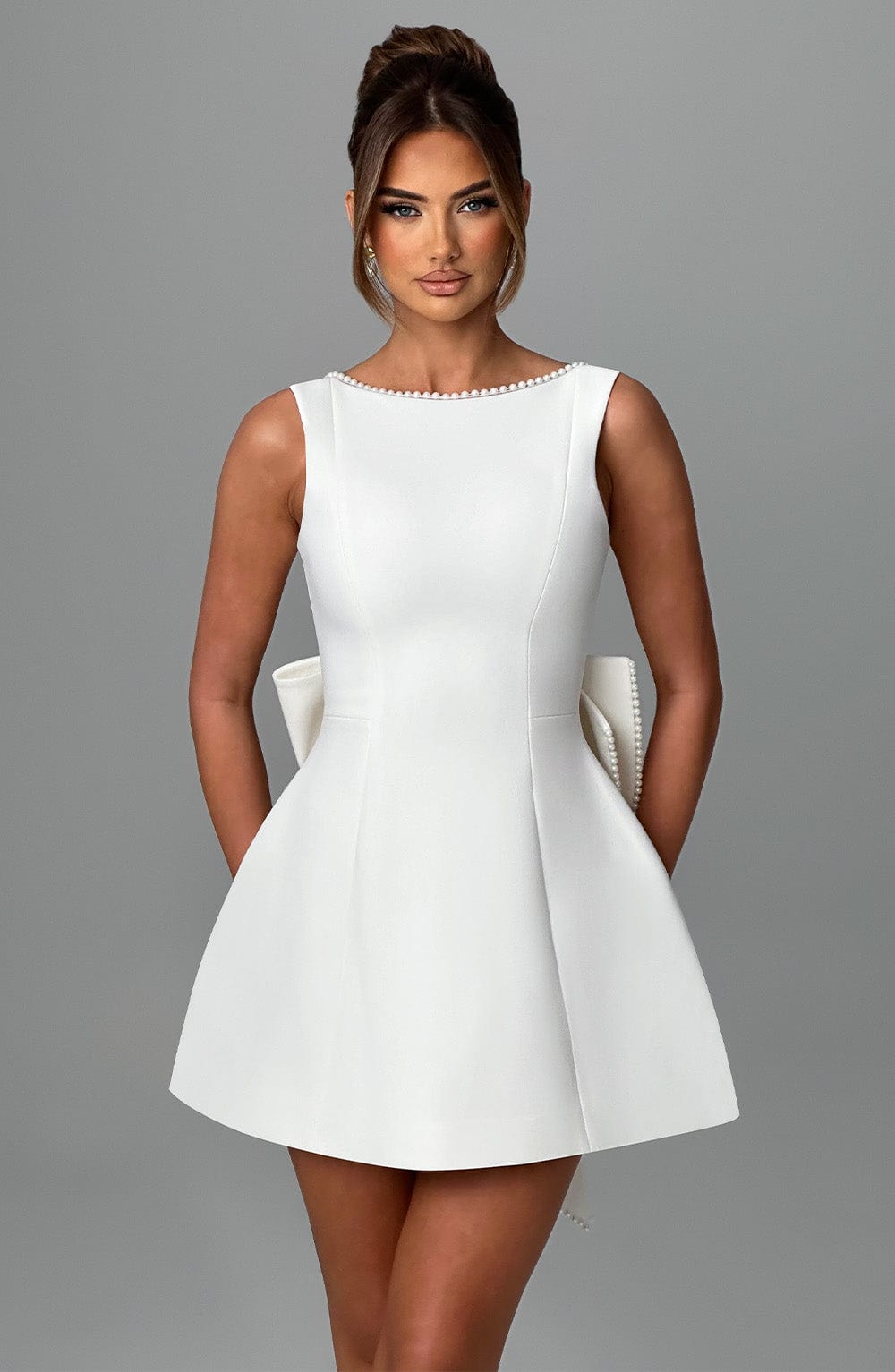 Valentina Mini Dress - Ivory