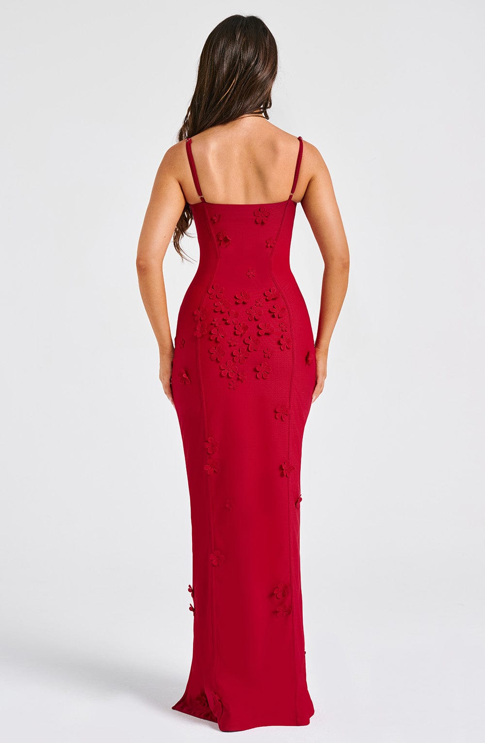Africa Maxi Dress - Red Lined