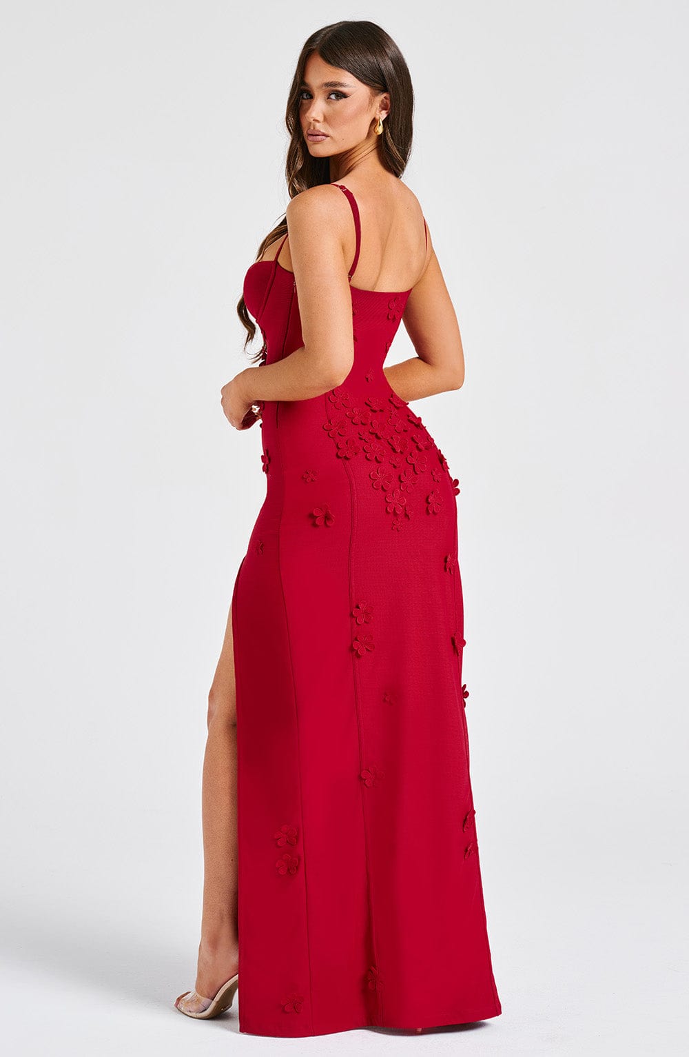 Africa Maxi Dress - Red Lined