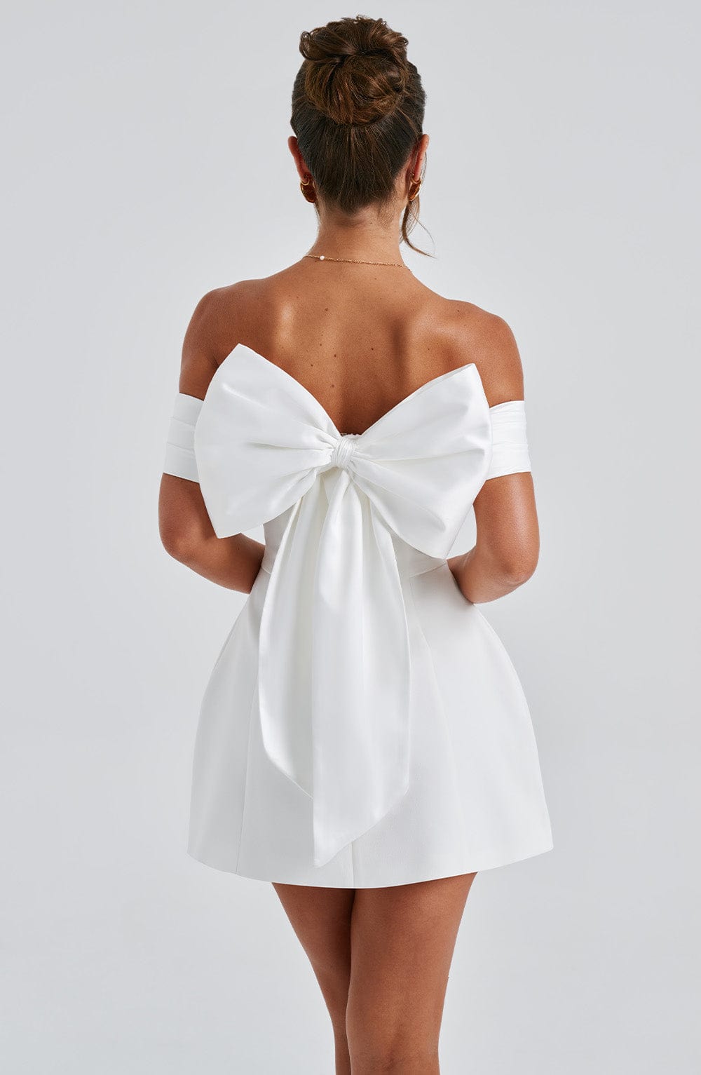 Paula Mini Dress - Ivory