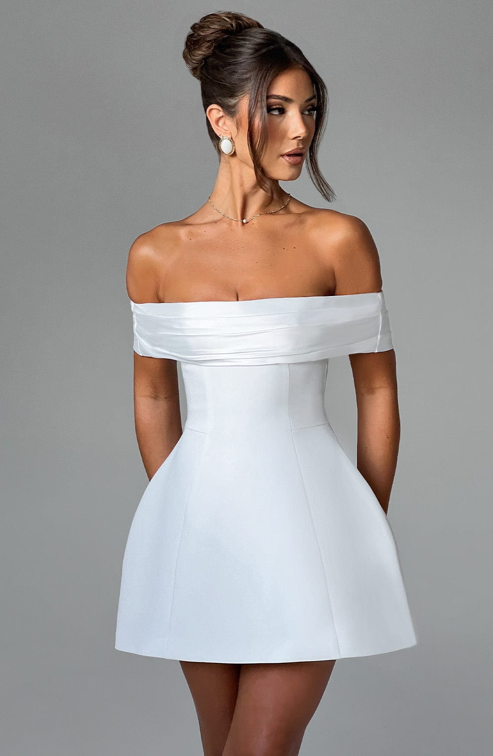 Paula Mini Dress - Ivory