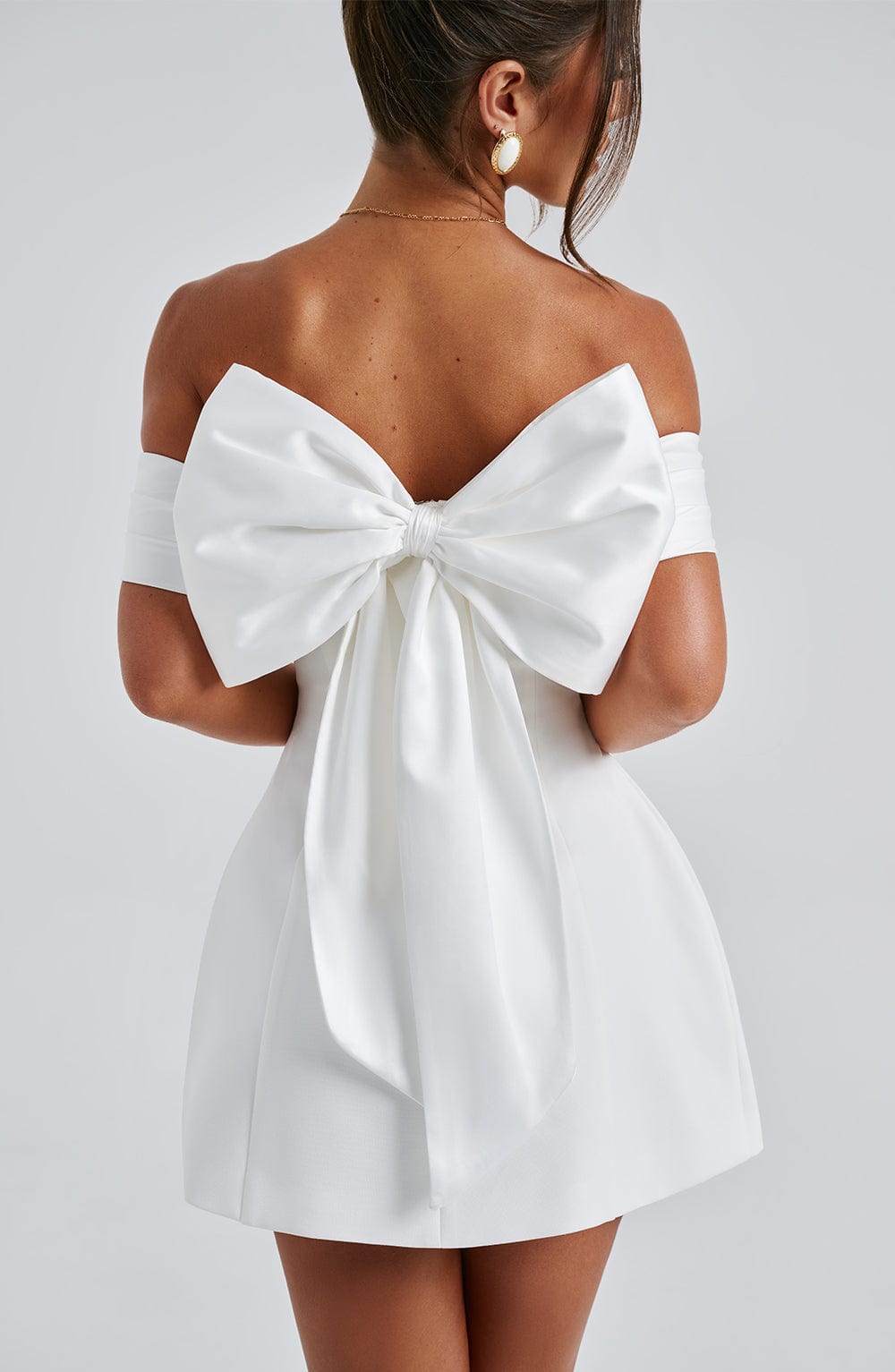 Paula Mini Dress - Ivory