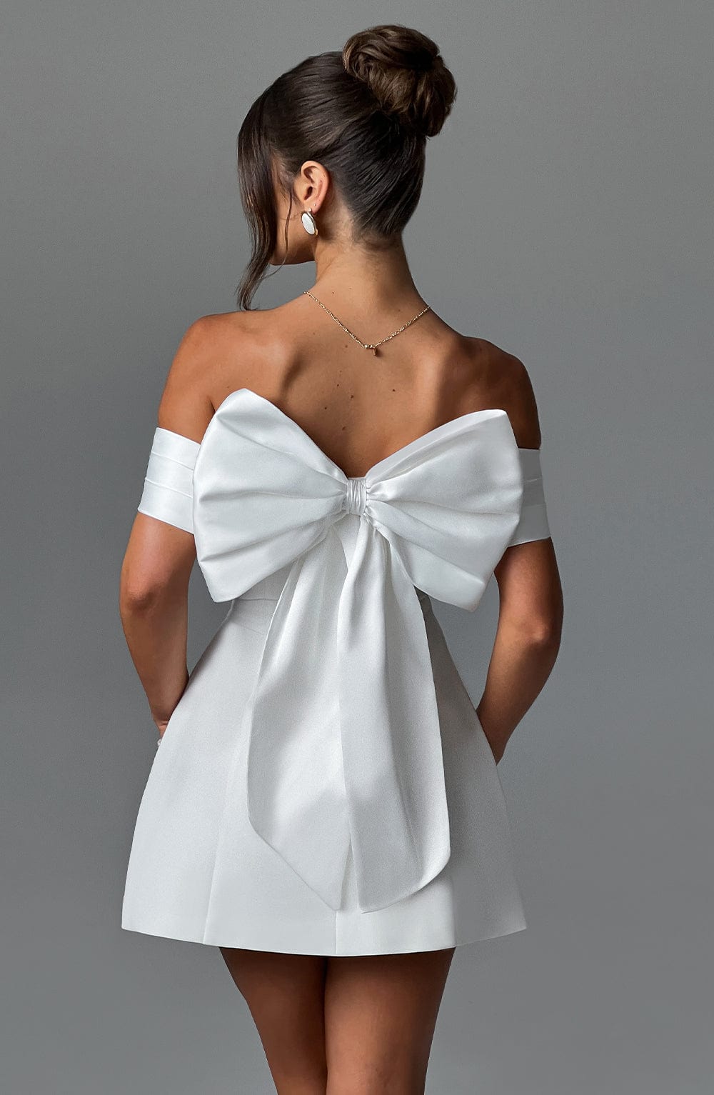 Paula Mini Dress - Ivory