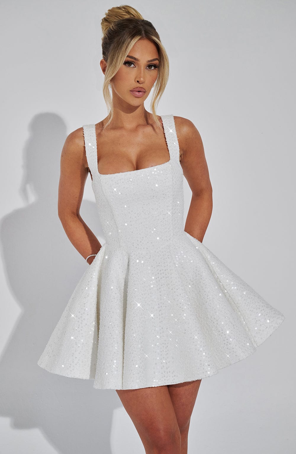 Noa Mini Dress - Ivory