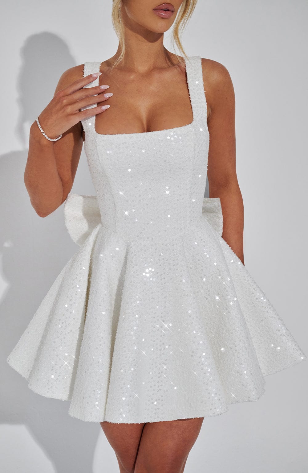Noa Mini Dress - Ivory