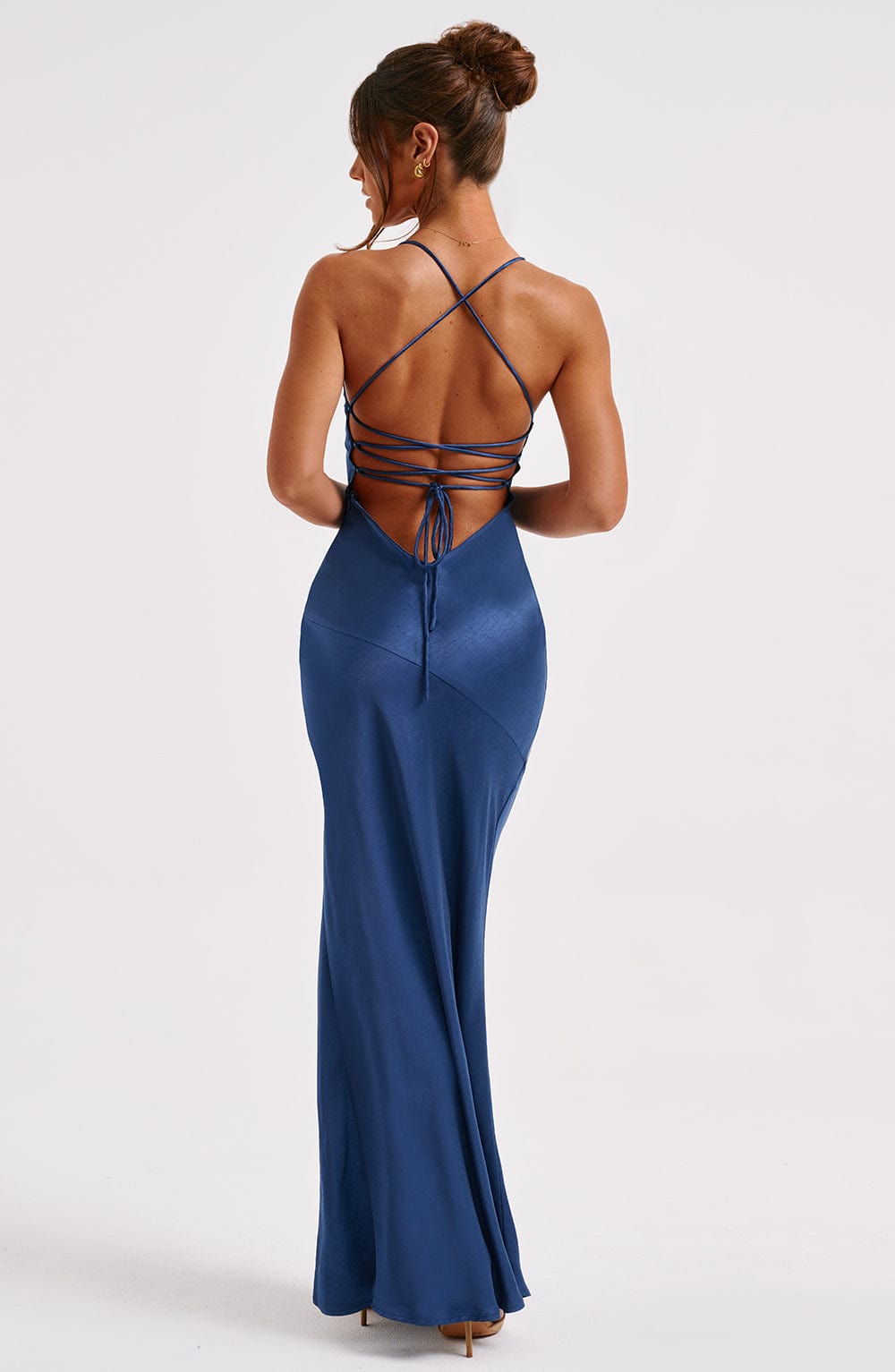 Manuela Maxi Dress - Navy Blue