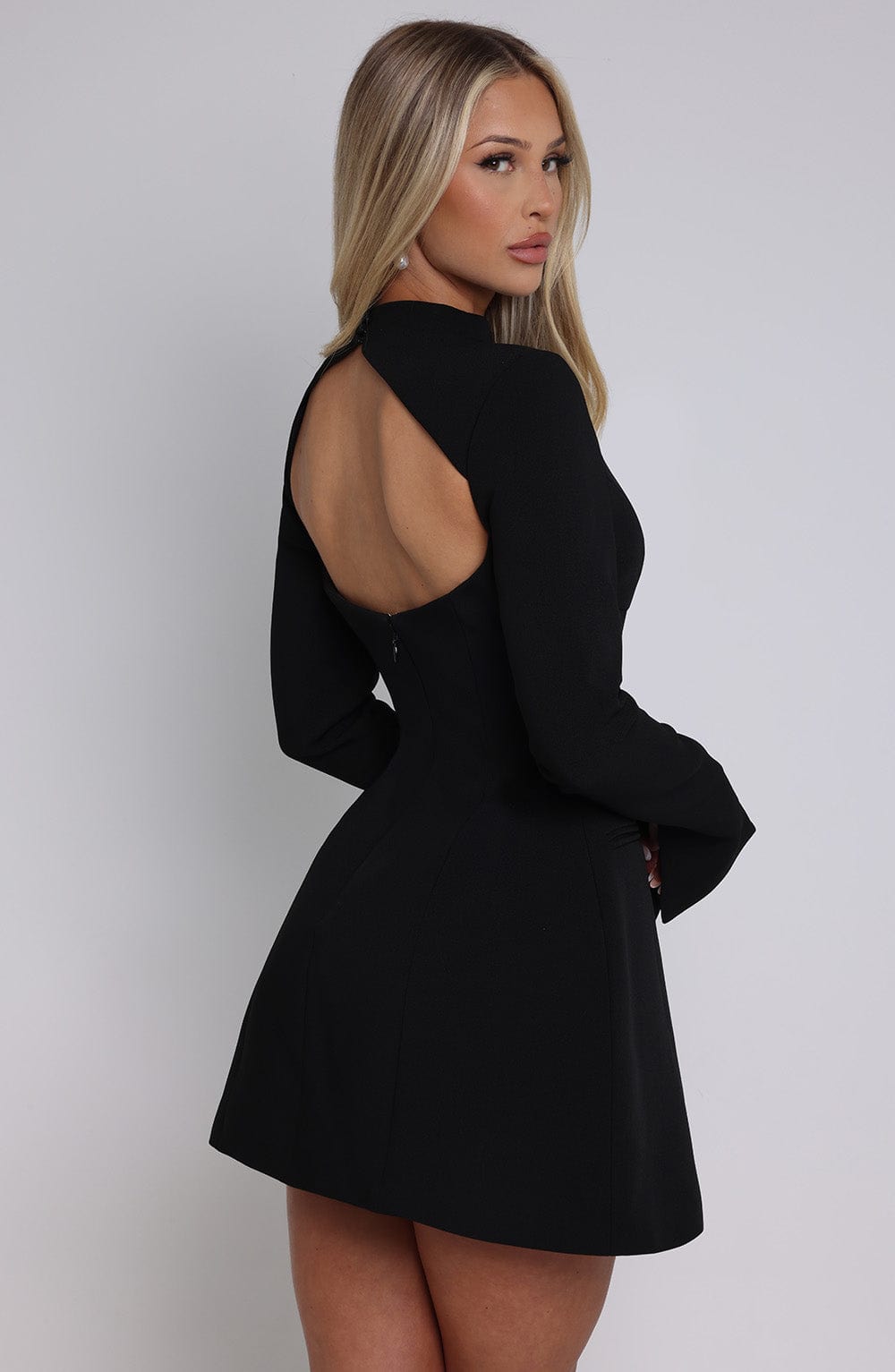 Luna Mini Dress - Black