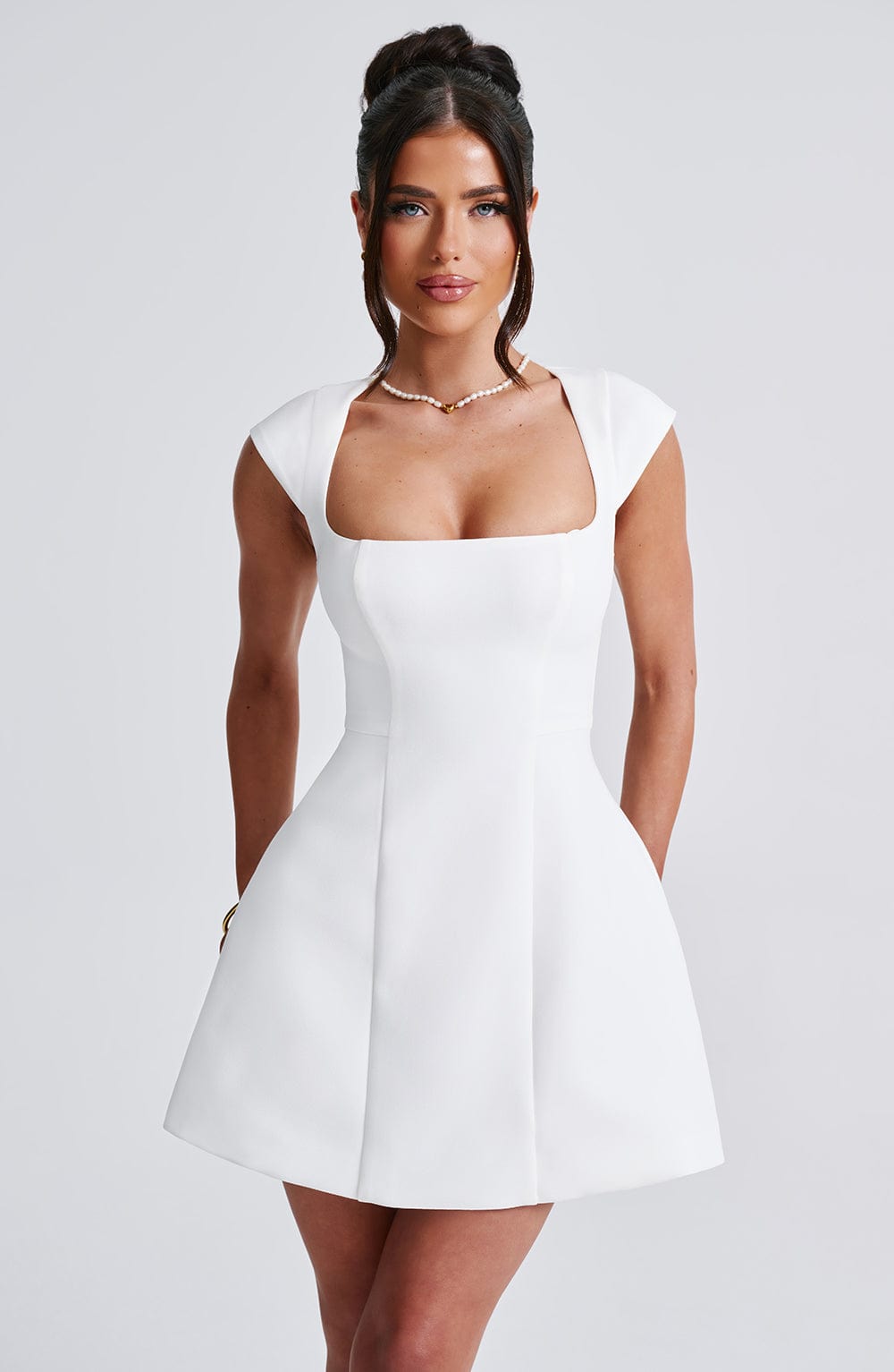 Gala mini dress - ivory