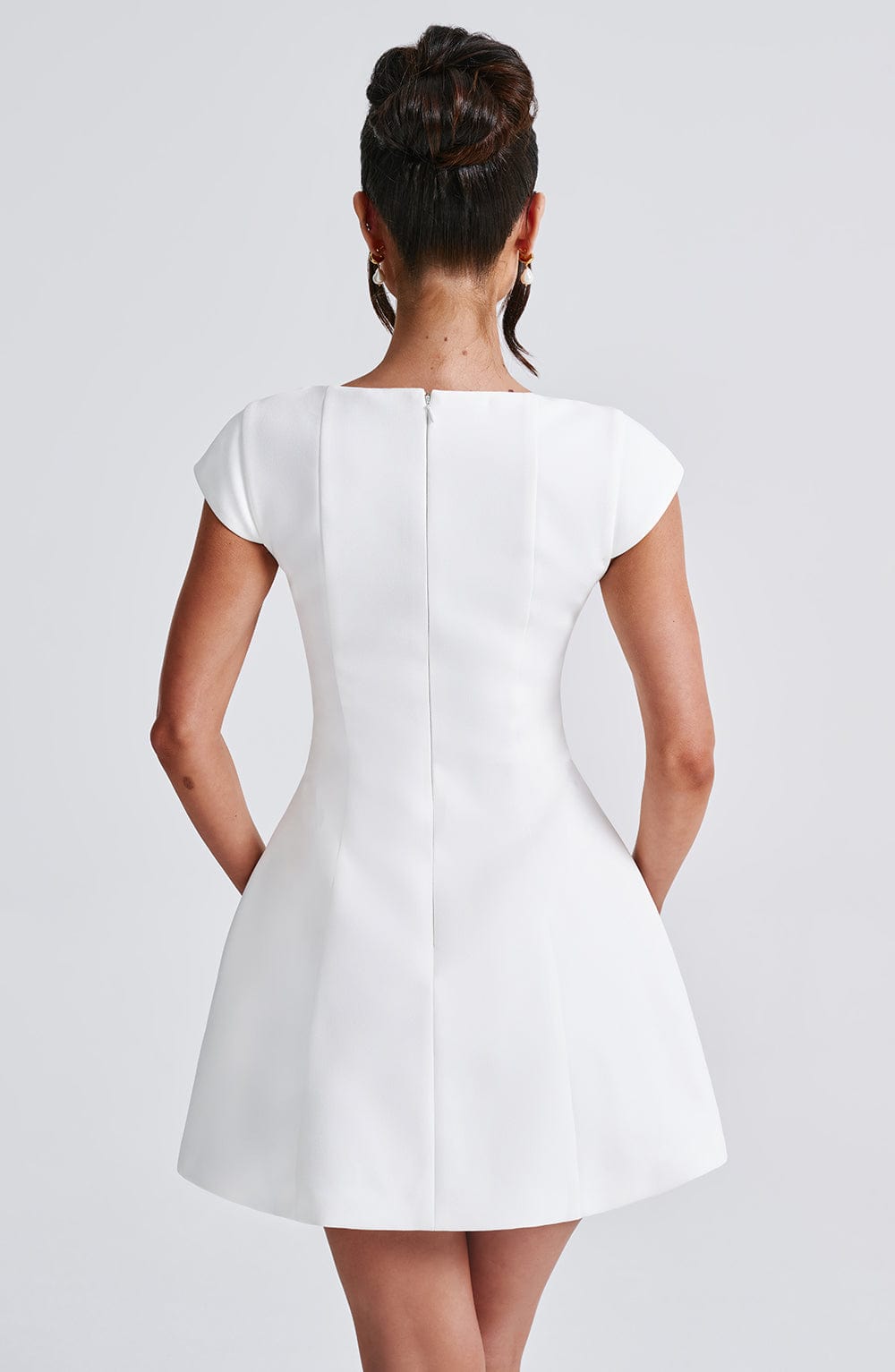Gala mini dress - ivory