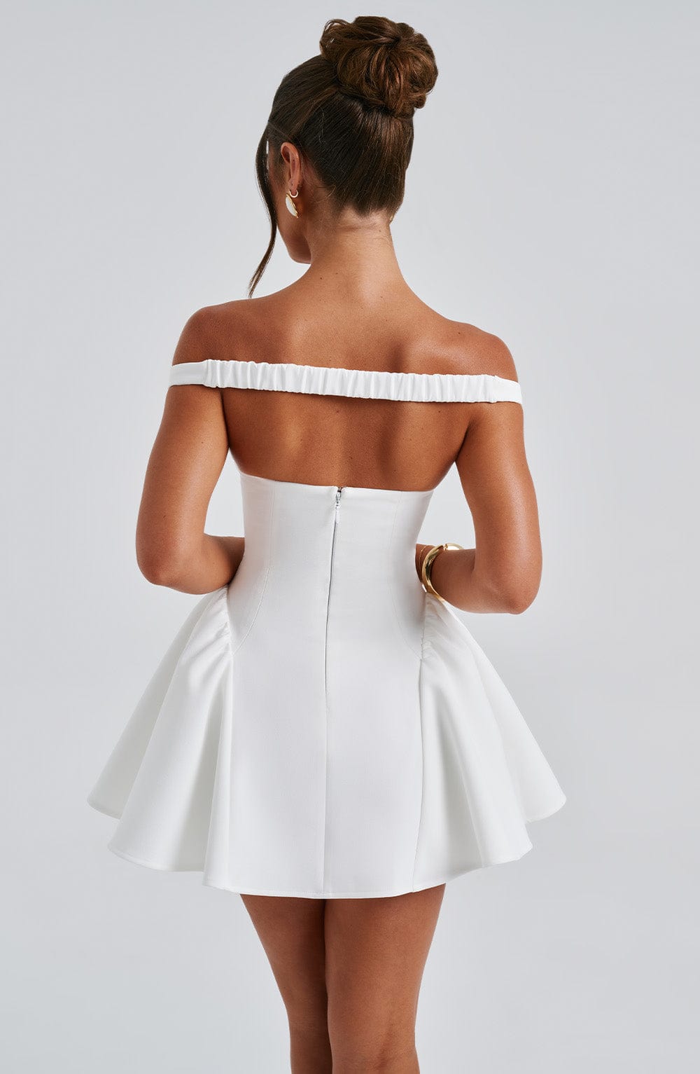 Claudia mini dress - ivory