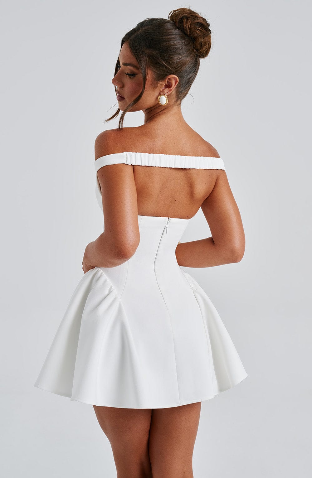 Claudia mini dress - ivory