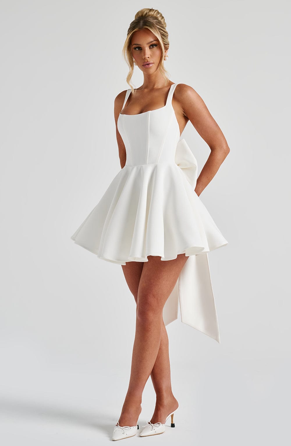 Aina Mini Dress - Ivory