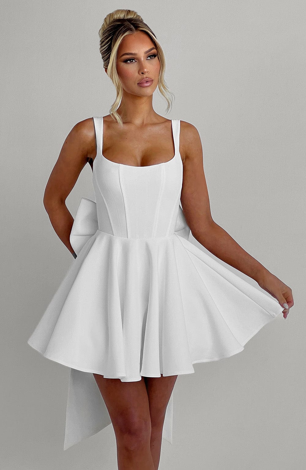 Aina Mini Dress - Ivory