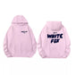 Multicolored 2000s Letter Print Oversized Hoodie