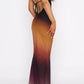 Laura Maxi Dress Copper Ombre