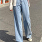 High-waisted baggy boyfriend jeans