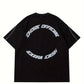 Hip Hop Oversize Letters Short Sleeve T-Shirt 