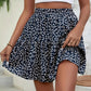 Vintage Floral High Waist Mini Skirt