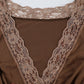 90s Brown Street Lace Up Long Sleeve Shirt