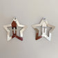 Silver star hair clip 5 piece set