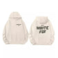 Multicolored 2000s Letter Print Oversized Hoodie