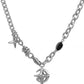 Hip Hop Unisex Gemstone Star Pendant Necklace