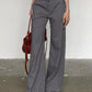 Grey Vintage Versatile Low Rise Tailor Pants