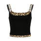 Y2k Leopard Print Two Piece Cami Top