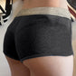 Vintage Shorts mit Kontrastnähten