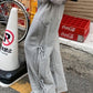 Grey Vintage Street Sweatpants with Side Bow