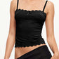 Black Vintage Lace Cami Top