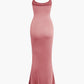 Classic Adjustable Straps Maxi Slip Dress