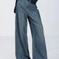 Blue Vintage Versatile High Waist Baggy Boyfriend Jeans