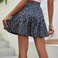 Vintage Floral High Waist Mini Skirt