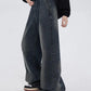 Dark Vintage Washed High Waist Boyfriend Jeans