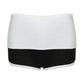 Sporty contrast shorts with low waist