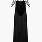 Cut Out Backless Maxi Dress with Lace Up