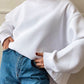 Vintage Solid Color Versatile Loose Polar Fleece Sweatshirts