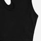 Basic Asymmetric Crop Tank Top 