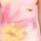 Bice Pink Orange Blumen Maxikleid