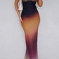 Laura Maxi Dress Copper Ombre