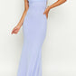 Liliana purple mesh maxi dress 