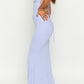 Liliana purple mesh maxi dress 